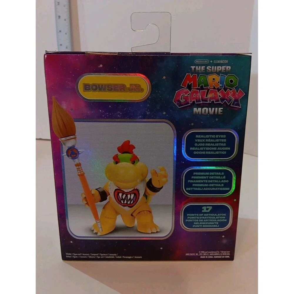 The Super Mario Galaxy Movie Bowser Jr Action Figure Jakks Pacific
